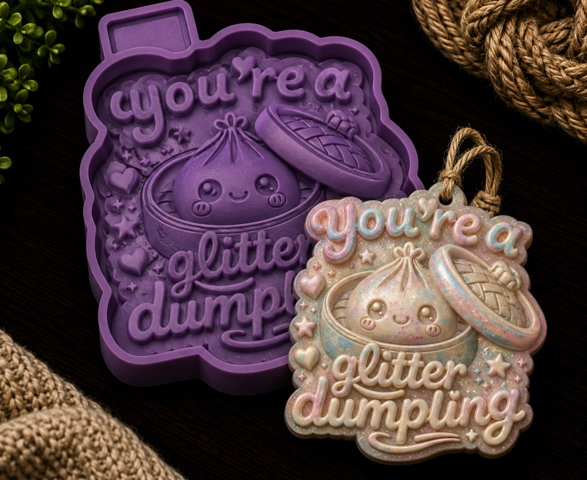 Glitter Dumpling Freshie Mold