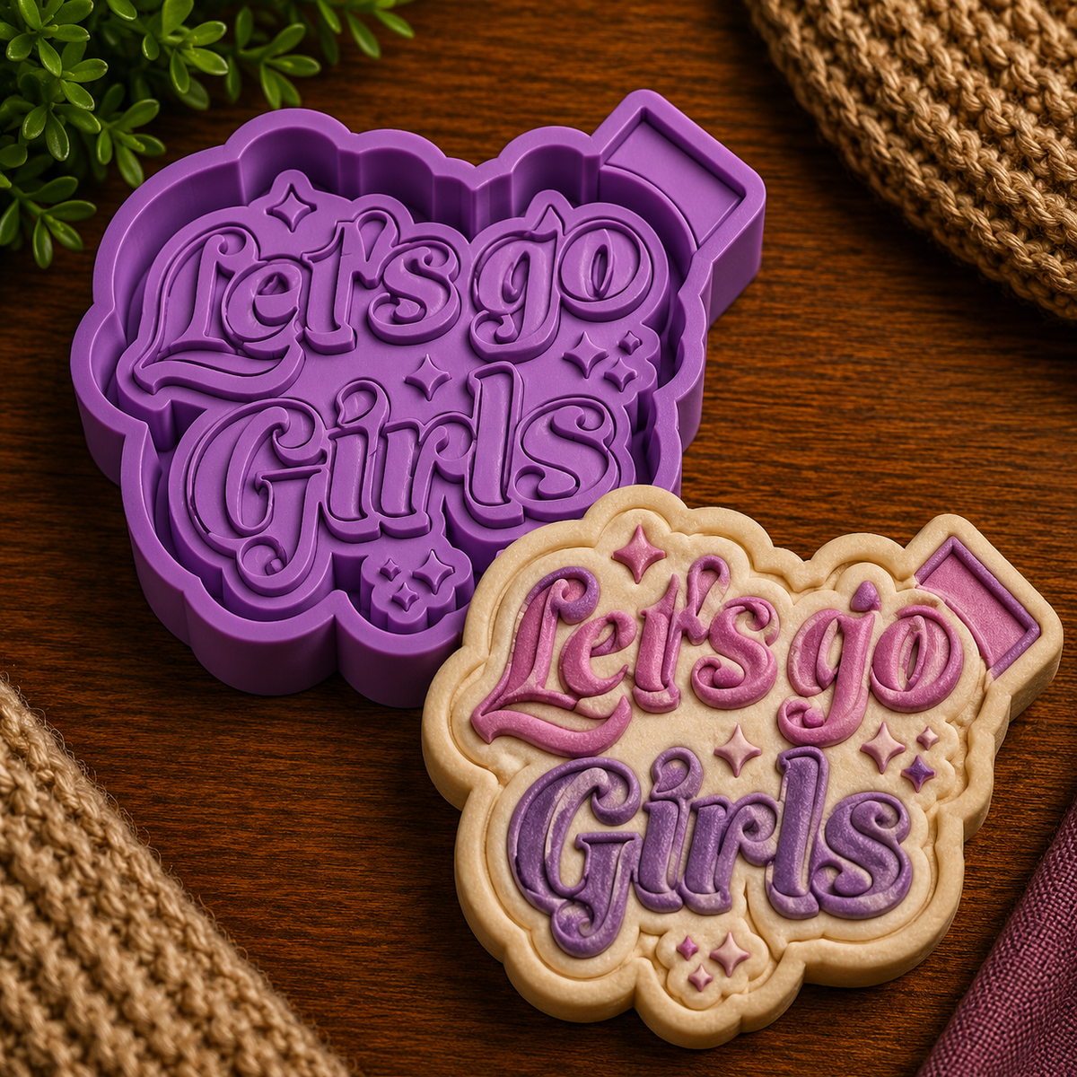 Let's Go Girls Freshie Mold