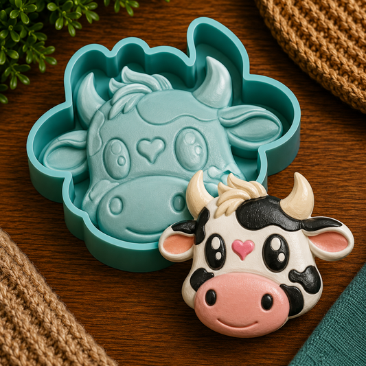 Cow Head Freshie Mold