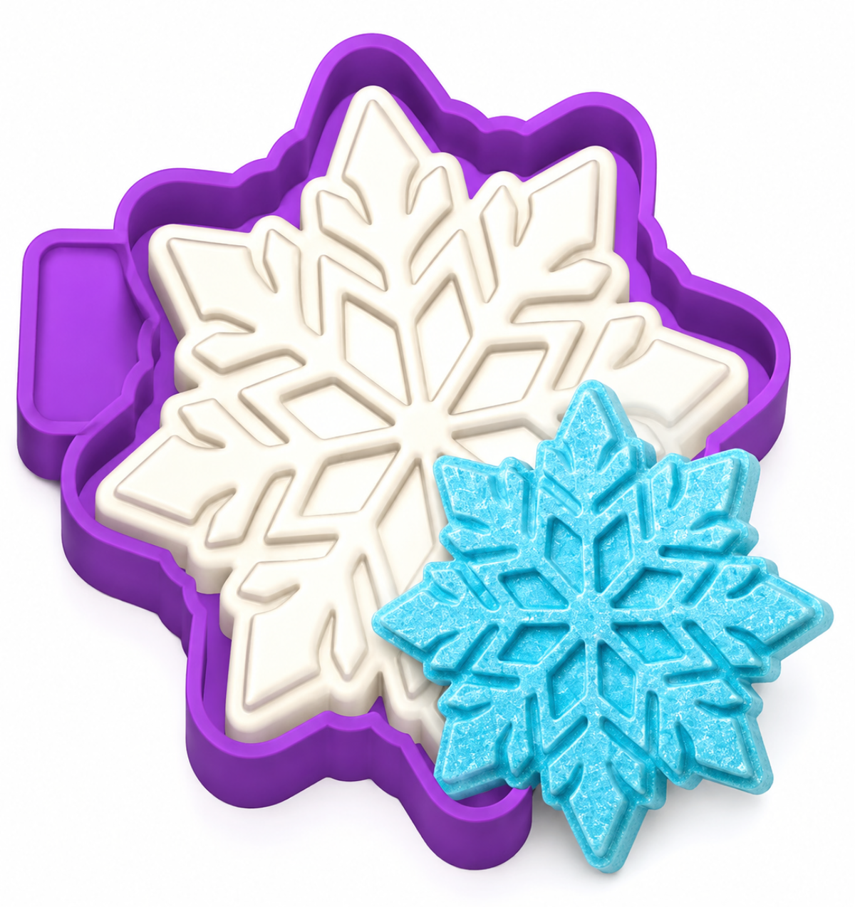 Snowflake Freshie Mold