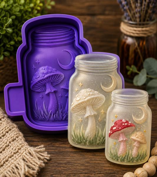 Mushroom Jar Freshie Mold