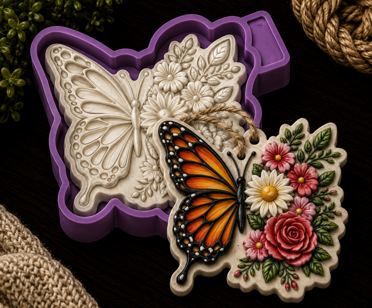 Butterfly Freshie Mold
