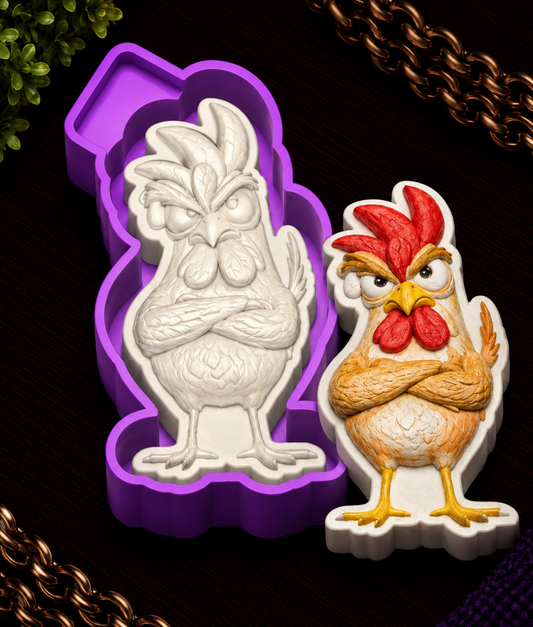 Rooster 'Tude Freshie Mold