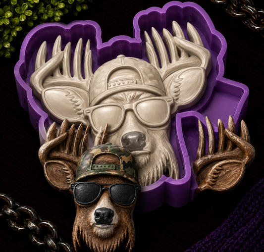 Cool Deer Freshie Mold