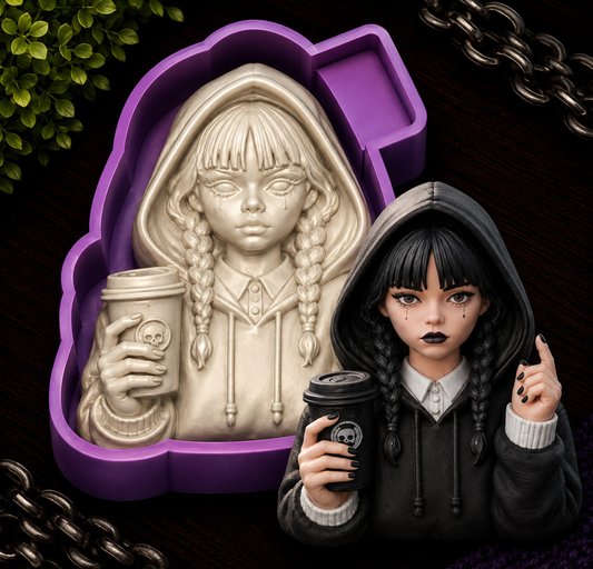 Halloween Girl Freshie Mold