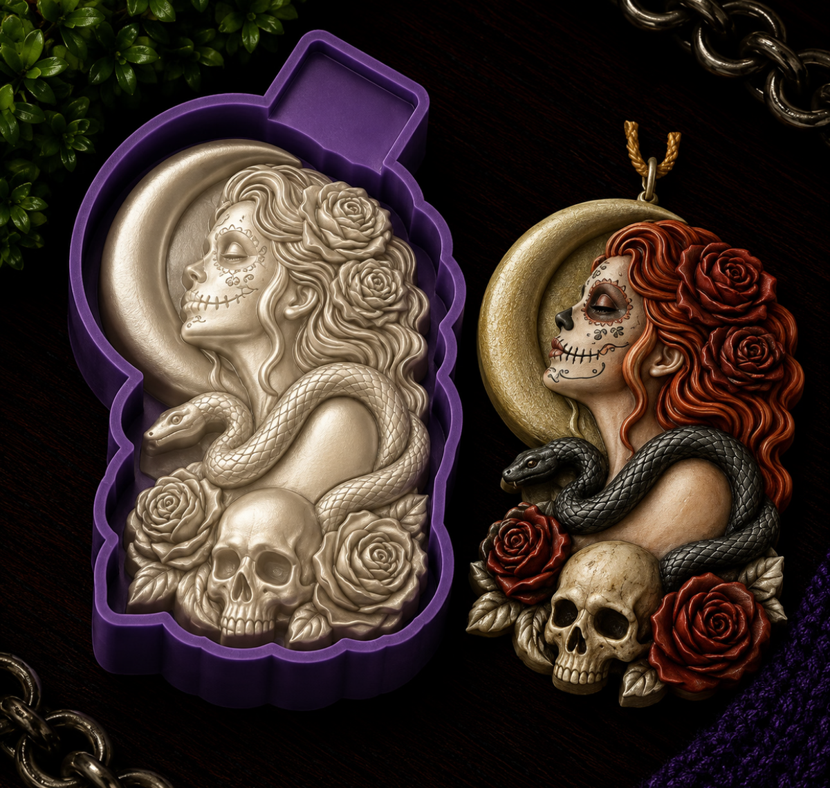 De La Muerte Freshie Mold