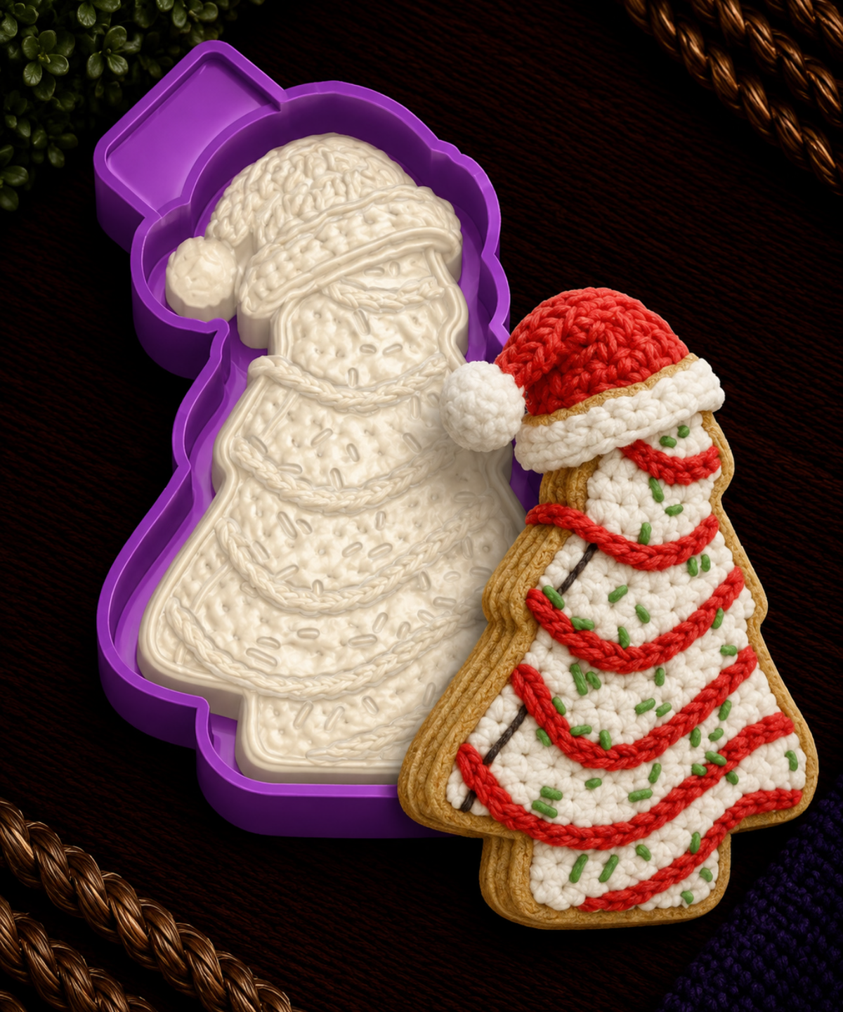 Christmas Tree Freshie Mold