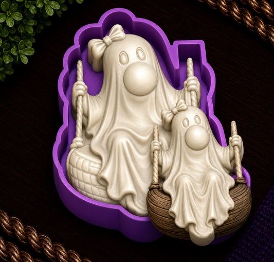 Swinging Ghost Freshie Mold