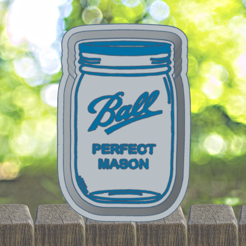 Mason Jar Freshie Mold