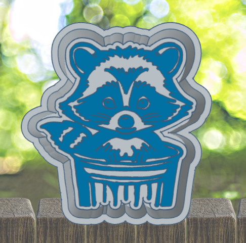 Racoon Freshie Mold